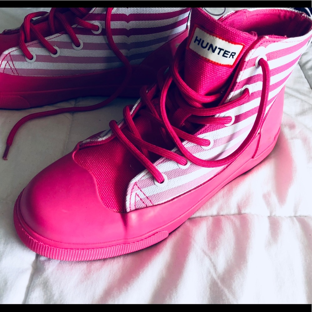 Hunter for Target Dipped Canvas Hightop Sneakers